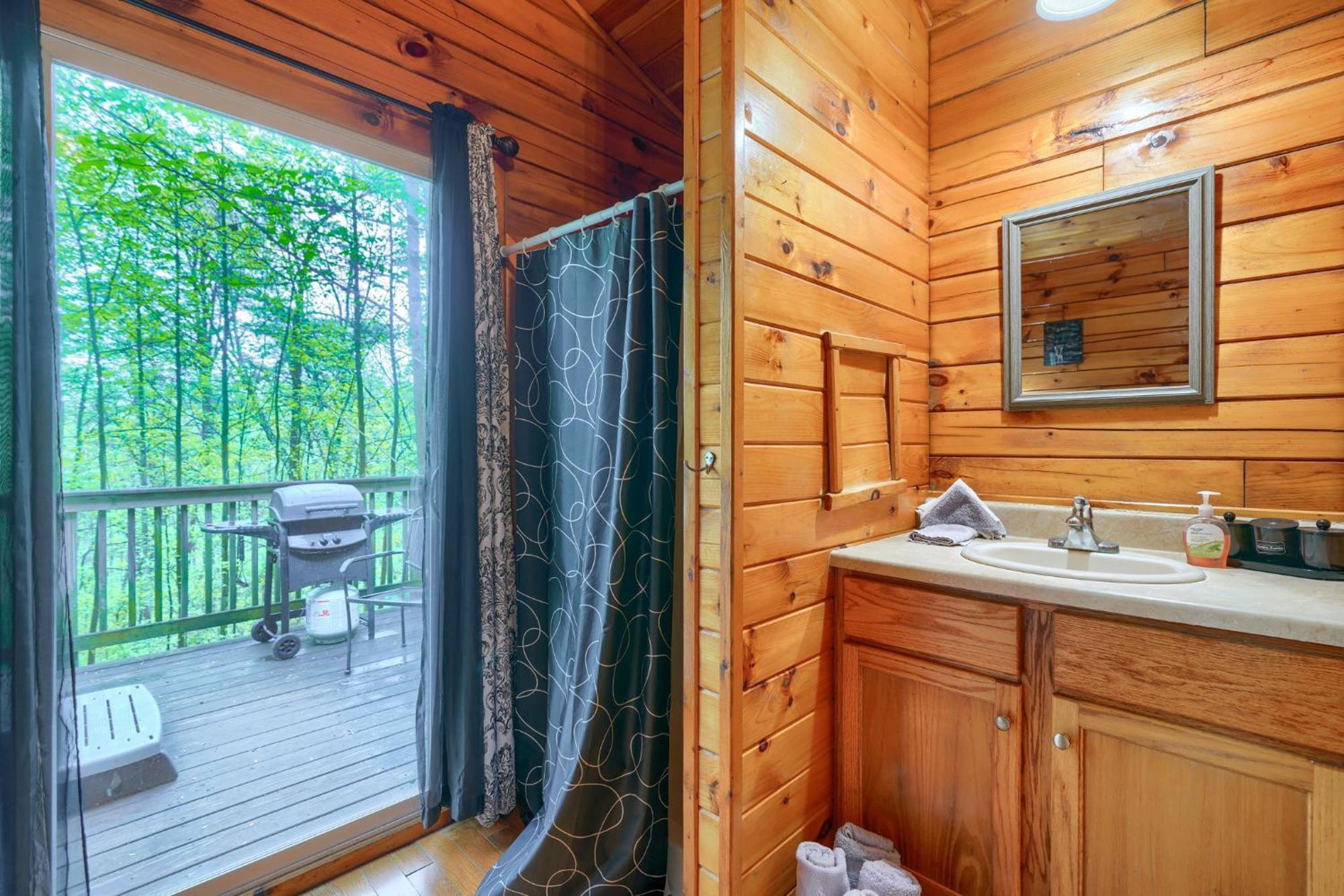 Blue Rose Cabins - Wildwoods Cabin Logan Buitenkant foto